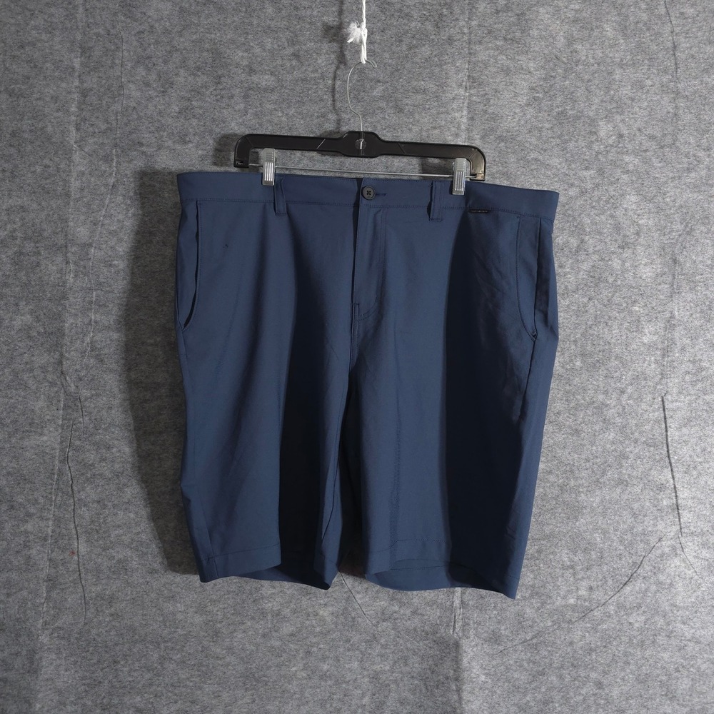 Travis Mathew Mens Shorts Size 40 Blue Golf Casual Flat Front Performances Solid